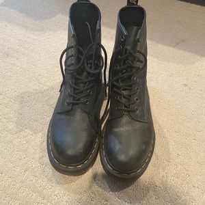 Black Dr. Martens Boots Size 8